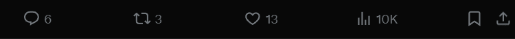 Post metrics: 13 likes, 10K views